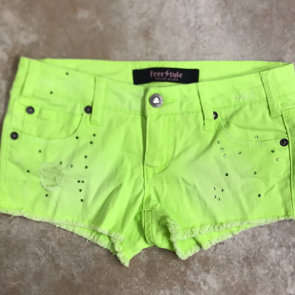 Lime Green Shorts